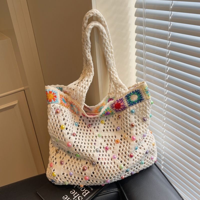 NO MORE Women's Large Capacity Commuter Tote Bag 2026 Spring New Versatile One Shoulder Relaxed Student Bag - Image 3
