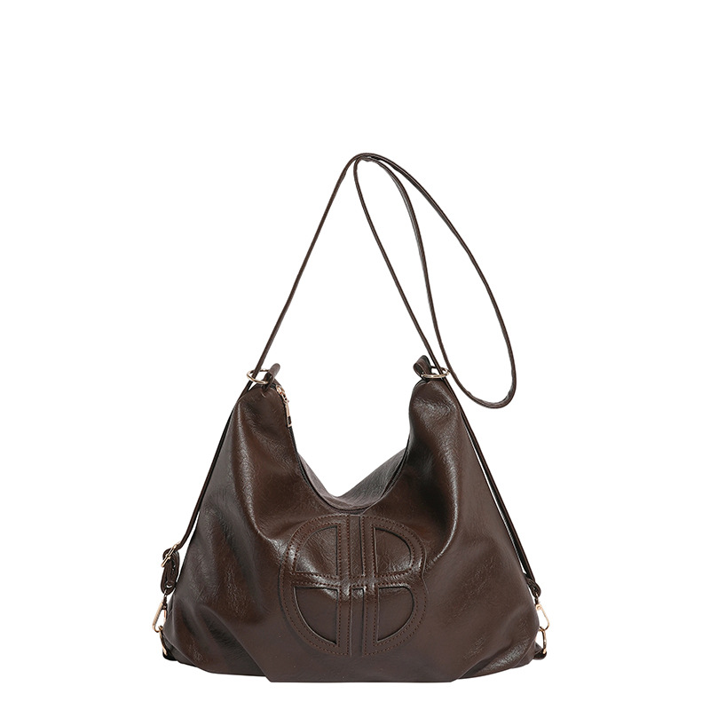 Women's Retro Large Capacity Shoulder Bag 2026 Crossbody Tote Multi-Function Backpack - Image 5